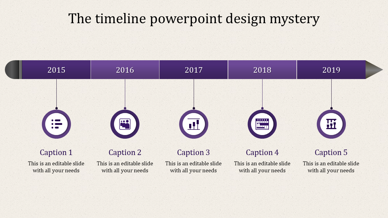 timeline powerpoint design-5-purple